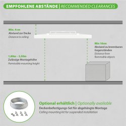 ECOSUN 700IN-2 ATEX-zertifizierte Infrarotheizung 700 Watt