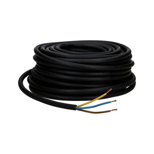 Rubber hose cable H07RN-F 3x1.5mm² - sold by the metre
