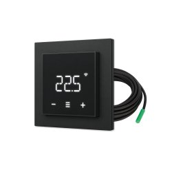 Heatit Z-TRM7 Z-Wave Thermostat schwarz matt