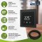 Heatit Z-TRM7 Z-Wave Thermostat schwarz matt