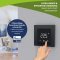 Heatit Z-TRM7 Z-Wave Thermostat schwarz matt