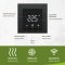 Heatit Z-TRM7 Z-Wave Thermostat schwarz matt