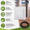 Heatit Z-TRM7 Z-Wave Thermostat weiß RAL 9003