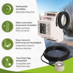 MI-MC WiFi controller for outdoor heating with ground sensor