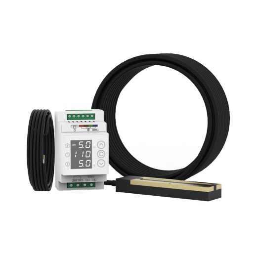 MI-MC WiFi Steuerung mit MI-RS Dachrinnensensor für Dachrinnenheizung