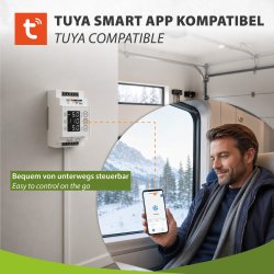 MI-MC WiFi Steuerung mit MI-RS Dachrinnensensor für Dachrinnenheizung