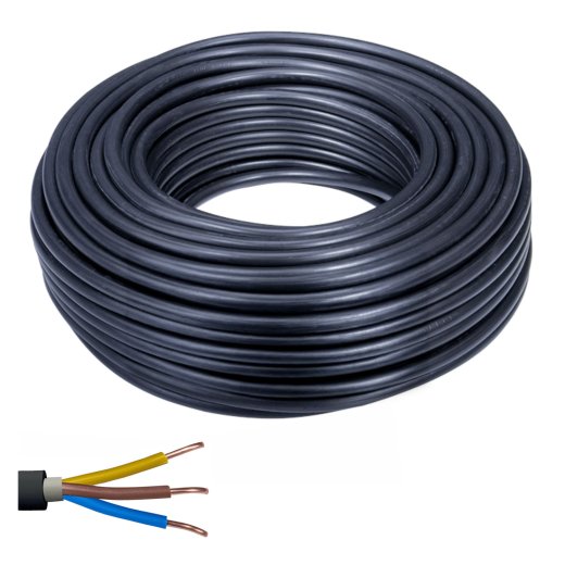 NYY 3x1,5mm² Erdkabel 5-100m