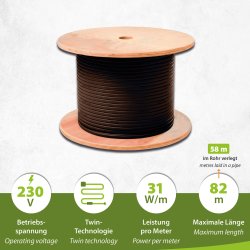 HTP EX self-regulating heating cable, 31W/m, ATEX –...