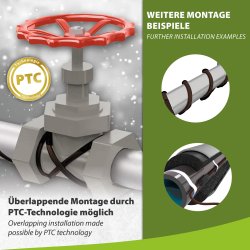 HTP EX self-regulating heating cable, 31W/m, ATEX – sold by the metre