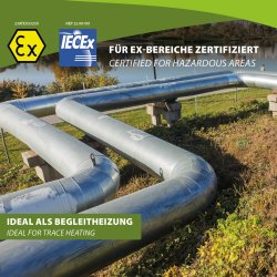 HTP EX self-regulating heating cable, 31W/m, ATEX – sold by the metre