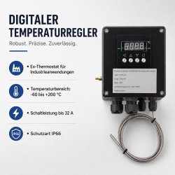 Heatcom PTDC Ex Thermostat ATEX-certified