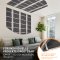 Comfort heating film 160watt/m² 50cm width completely assembled 2,5m=1,25m²