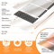 Comfort heating film 160Watt/m² 100cm wide completely assembled