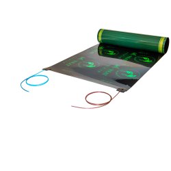 Mi-Heat Premium Heizfolie 130Watt/m² 50cm breit konfektioniert 1,0m