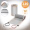 12V Heating Film 30cm wide 220W/m² 1.5m