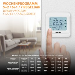 H3 Digital Thermostat Rückansicht