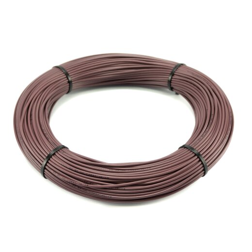 Connecting Cable double insulated brown 1,5mm² 100m for Heating Films
