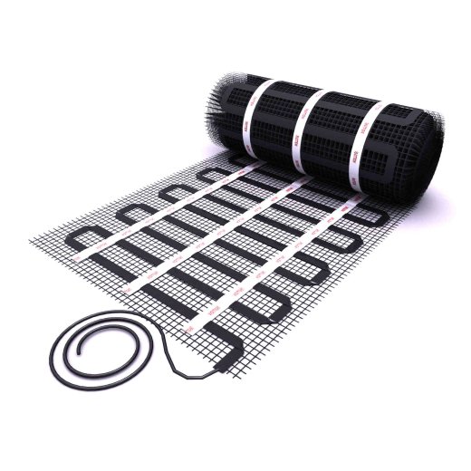 17/5 Black heating mat 150Watt/m² 1-14m², rolled out, 4,0m²
