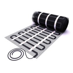 17/5 Black heating mat 150Watt/m² 1-14m², rolled out, 4,0m²