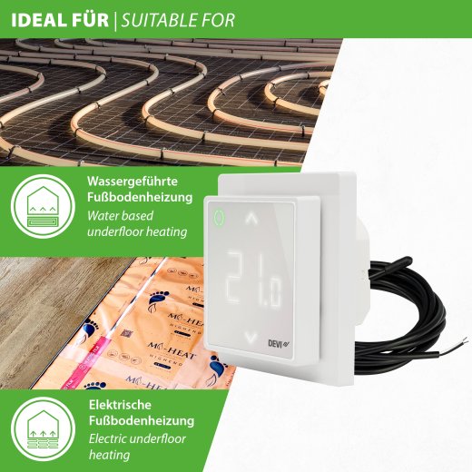 Programmable Thermostat Danfoss Smart Thermostat DEVIreg