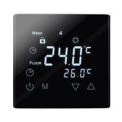 C17 Thermostat schwarz Vorderansicht