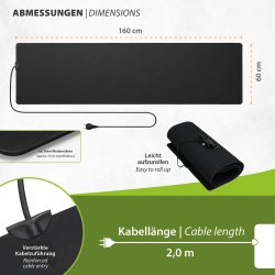 Rubber Heating Mat 60°C 60x180cm