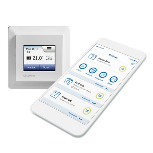 Mwd5 Digital Wifi Thermostat Mi Heat, How To Program Warm Tiles Thermostat