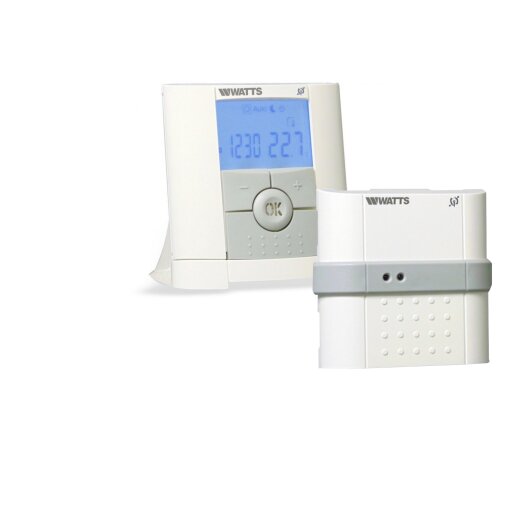 Watts Vision Digital Programmable Thermostat + Flush-mounted Receiver