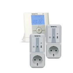Watts Vision Set Digital programmierbares Thermostat + 2x Steckdosenempfänger