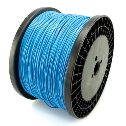 Connecting Cable double insulated blue 1,5mm² 600m for Heating Films