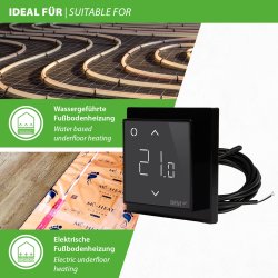 DEVIreg Smart WiFi Thermostat schwarz (140F1143)