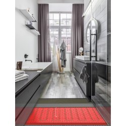 10m² DCM-PRO self-adhesive decoupling mat shown in bathroom