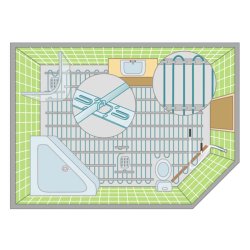 Heizkabel EcoTWIN S für Estrich 17W/m 71,0m