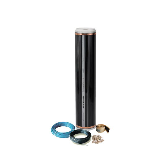 Comfort heating film 60watt/m&sup2; 100cm width kit