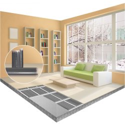 Comfort heating film 60watt/m² 50cm width kit 1m=0.5m²