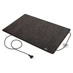 17/5 Chenille/Fashion heated mat 50x75cm 100Watt all colours available Fashion Brown