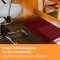17/5 Heizteppich Chenille/Fashion 50x75cm 100Watt Rutschfest und isolierend Fashion Red