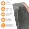 24V Heating Film Perforated 90cm wide 55W/m² 2m - 94W