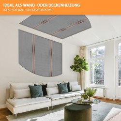 36V Heizfolie Perforiert 60cm breit 150W/m² 3,5m