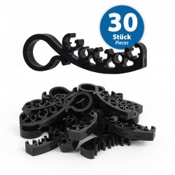Halterung für Dachrinnenheizung 30er Set (klein)