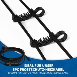 Halterung für Dachrinnenheizung 30er Set (klein)