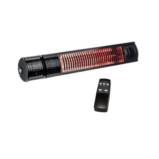 Electric Patio Heater HM2000 with Remote 2000Watt Black