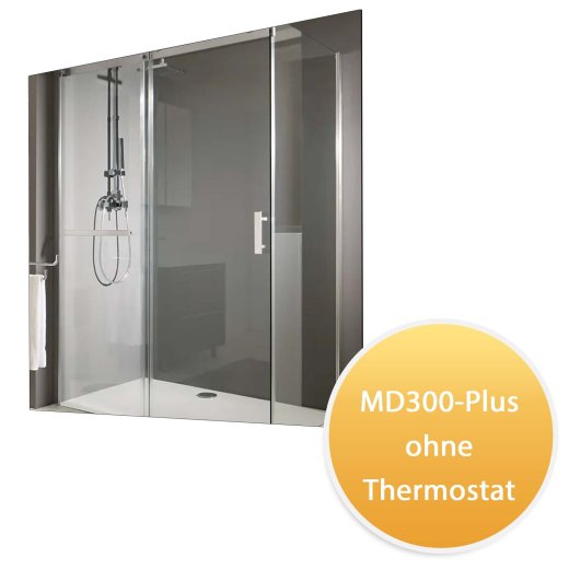 MD300-Plus Spiegel Infrarotheizung 60x60cm 300Watt ohne Thermostat
