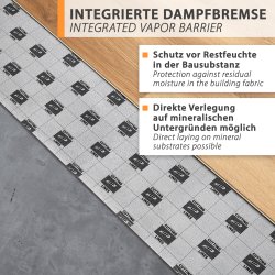 Heizfilm-Unterlage 5mm 35m² (7x5m²)