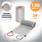 24V Heizfolie 30cm breit 130W/m²