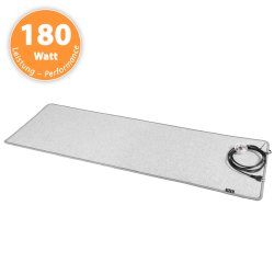 Warmset Heizteppich mit LED-Fußschalter 50x75cm 100Watt