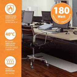 Warmset Heizteppich 50x75cm 100Watt