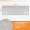 17/5 Heizteppich 50x140cm 180Watt Hellgrau - Light Grey