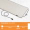 17/5 Heizteppich 50x140cm 180Watt Hellgrau - Light Grey