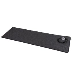 Warmset chenille heating carpet 50x75cm 100 Watt black